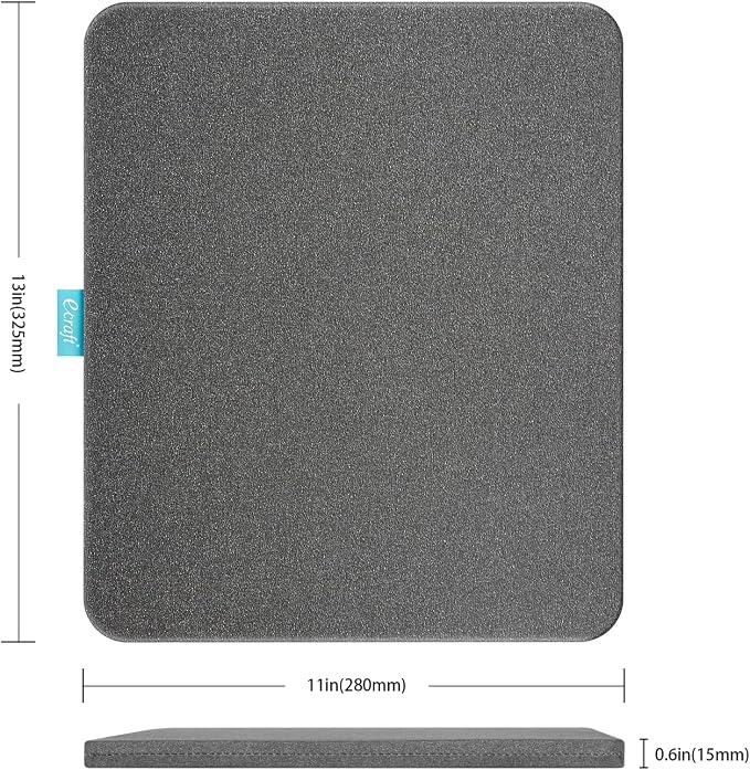 Heat Press Mat for Cricut Easypress: Ecraft (11 x 13 inch) Double-Sided Heating Ironing Mats for Craft Insulation Transfer HTV VinylHeat Press Machine,T Shirts (Pack of 2)