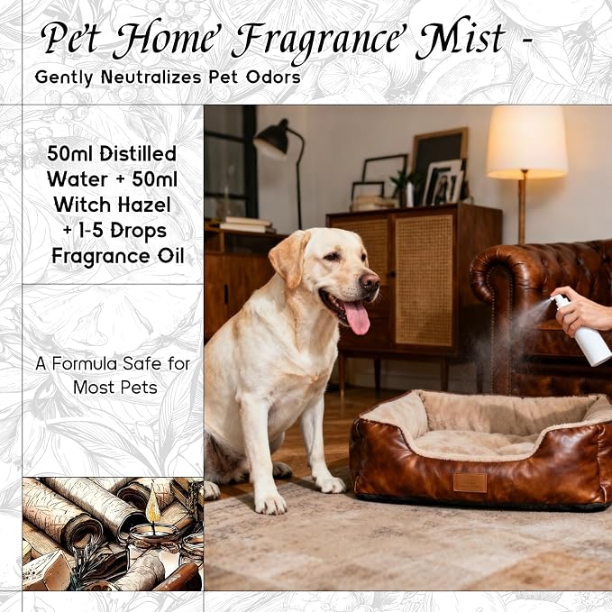 HIQILI Leather Fragrance Oil, Men's Scent for Car Air Freshener - 150ML