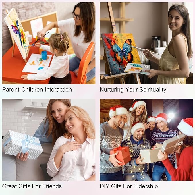 Cactus Framed Paint by Numbers Kit for Adults Beginner & Kids Ages 8-12 | With Frame Canvas 8x12 inch, DIY Acrylic Painting by Numbers Cactus Plant, Stress Relief Craft Kits, Home Wall Decor Gift