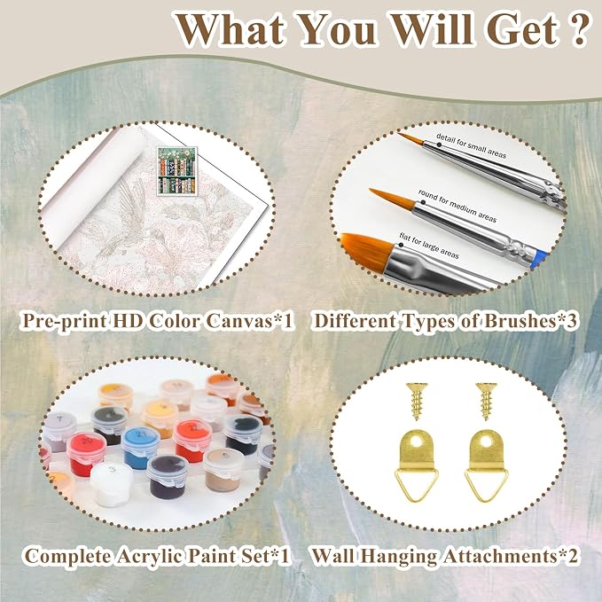 Paint by Numbers Kit for Adults Book, Paint by Number Kits for Adults 16x20