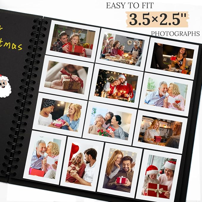 Scrapbook Photo Album 12"x12" 50 Sheets 100 Pages Hardcover Kraft Paper
