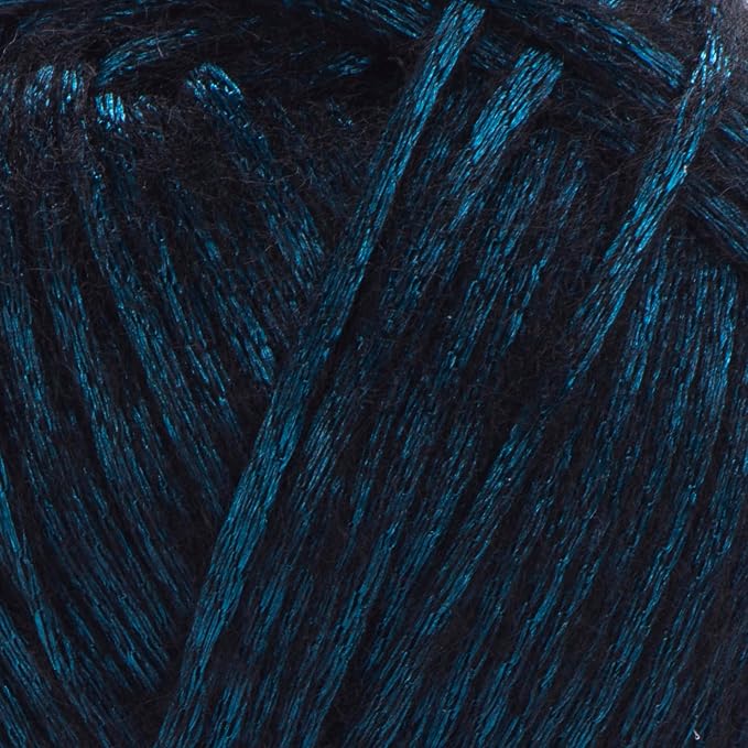 YarnArt Melody Variegated Chainette – Metallic Sheen Fiber for Knitting, Crochet & Embroidery, 100g (3.5 oz) Skein, 230m (251 yd), Premium Blend of 70% Polyamide 21% Acrylic 9% Wool (890)