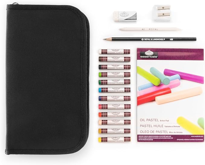 Royal & Langnickel Oil Pastel Essentials Keep N' Carry Set