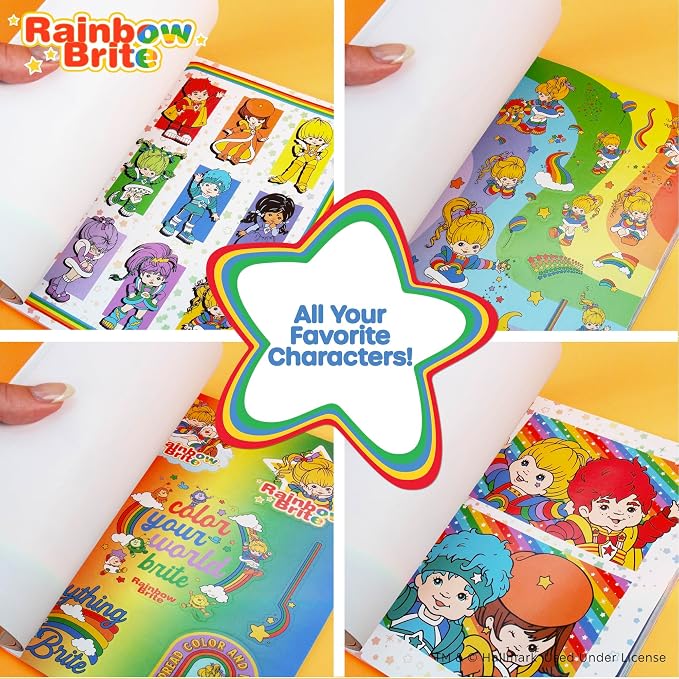 Horizon Group USA Sticker Book, Rainbow Brite, 1500+ Stickers