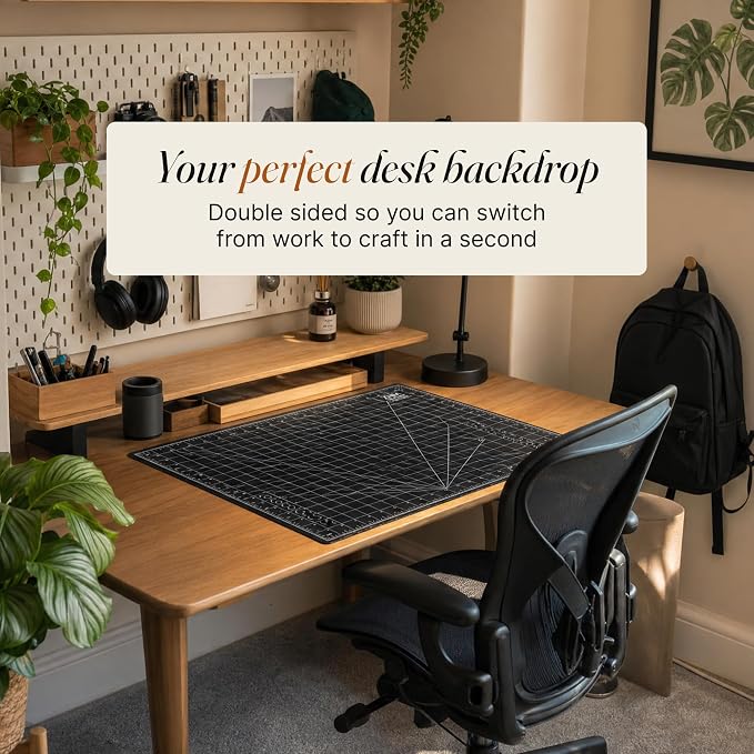 Premium Self Healing Cutting Mat - 36 Inches by 48 inches - A0-3 Layer Quality PVC Construction - Dual Sided, Imperial and Metric Grid Lines - Perfect for Cutting, Sewing, and Crafts