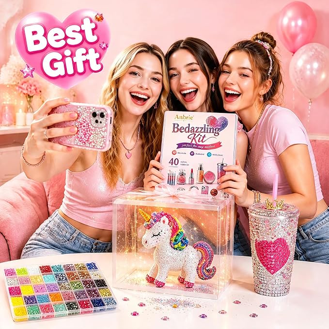 Bedazzling kit 38000Pcs Resin Jelly 40 Non-Repeating Colors 3mm Gems