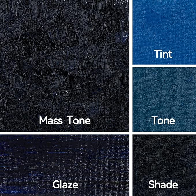 PHOENIX Prussian Blue Oil Paint - 200ml / 6.75 Fl oz | Single Large Tube, Artist Quality, Oil Based, For Professionals