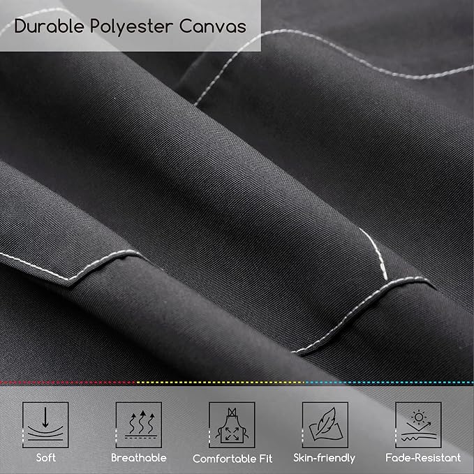 MEEDEN Painting Apron for Men Women: Adjustable Cross Back Waterproof