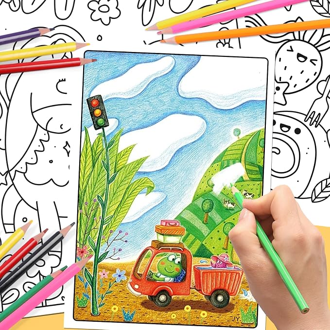672 Packs Colored Pencils Bulk Classroom, Colored Pencils for Kids 12 Color