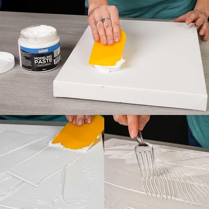 U.S. Art Supply Acrylic Modeling Paste - 16.9oz (500ml)