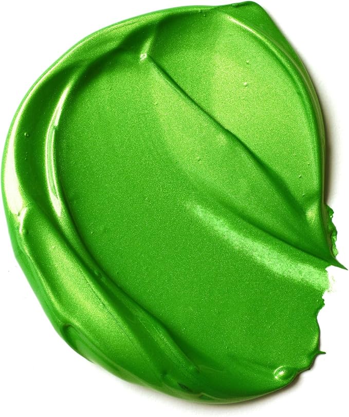 Liquitex BASICS Acrylic Paint, 4-oz Tube, Metallic Green | Medium Viscosity, Satin Finish, Lightfast, Fine Art Pigments, Range of Opacities, Easy Blending