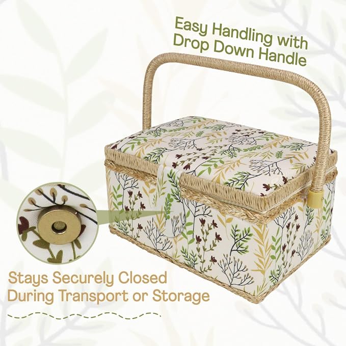 Basic Sewing Basket with Complete Sew Accessories Included