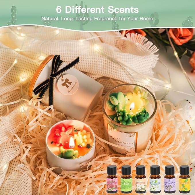 ZEROMX Complete DIY Candle Making Kit for Beginners Digital Wax Melter | User-friendly kit to make beautiful crafts & handmade gifts.