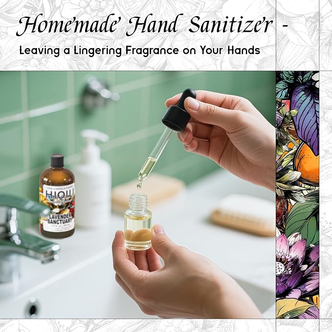 HIQILI Lavender Sanctuary Fragrance Oil for Diffuser, Soap&Candle Craft