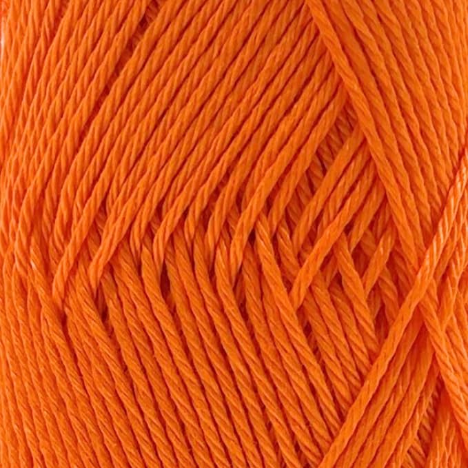 S Sensy Calinia-Mercerized Giza Cotton #2 Fine Yarn 10 Pack Orange 131yds