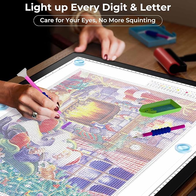 Rechargeable A2 Diamond Art Light Board Extra Large with Stronger Magnetic