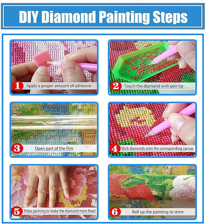 Hummingbird Diamond Art Kits for Adults,DIY 5D Diamond Painting Kits for Beginners,Round Full Drill Diamond Dots Paintings Picture Gem Art Craft for Home Wall Art Decor Gifts 12x16inch
