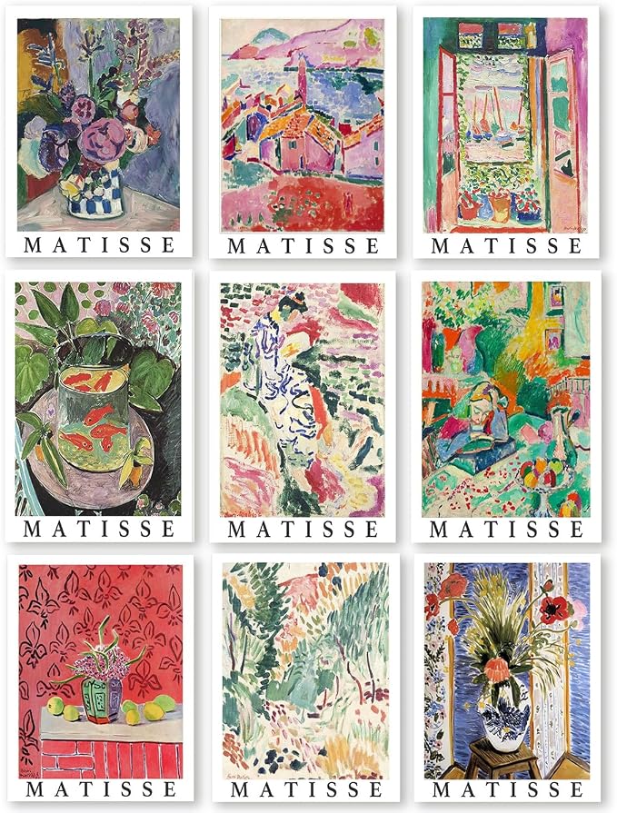 9Pack Matisse Diamond Art Kits for Adults Diamond Painting Kit for Beginner
