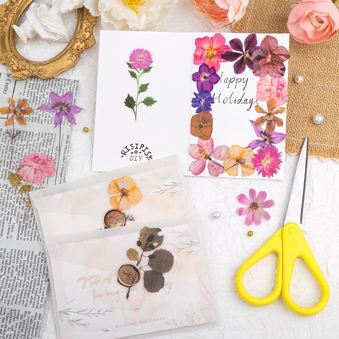 320PCS Pre-Cut Small Floral Stickers Set for Card Making