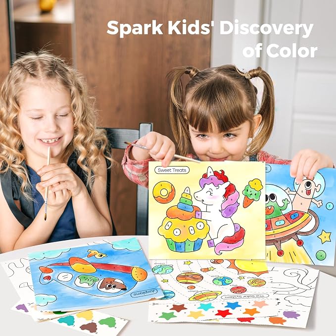Jar Melo Paint with Water Books for Toddlers, Unicorns