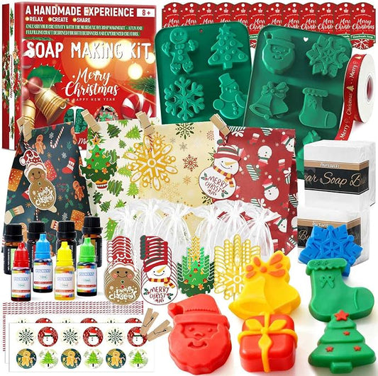 MuseLuxe Christmas Soap Making Kit for Adults