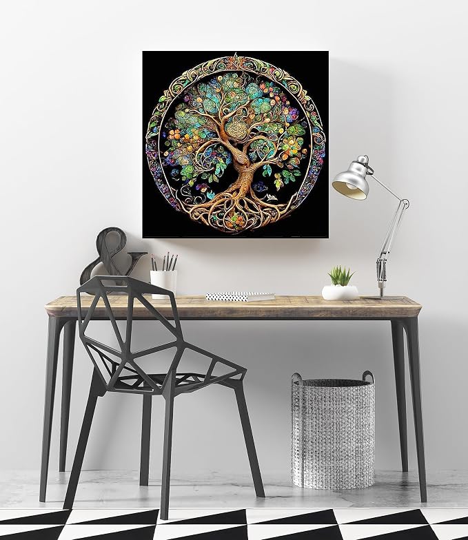 5D Diamond Painting Kits for Adults, Tree of Life Diamond Art for Adults