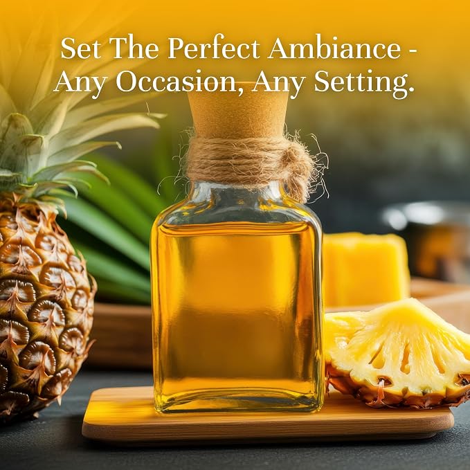 P&J Fragrance Oil | Pineapple Oil 100ml - Candle Scents for Candle Making, Freshie Scent, Soap Making Supplies, Diffuser Oil Scents