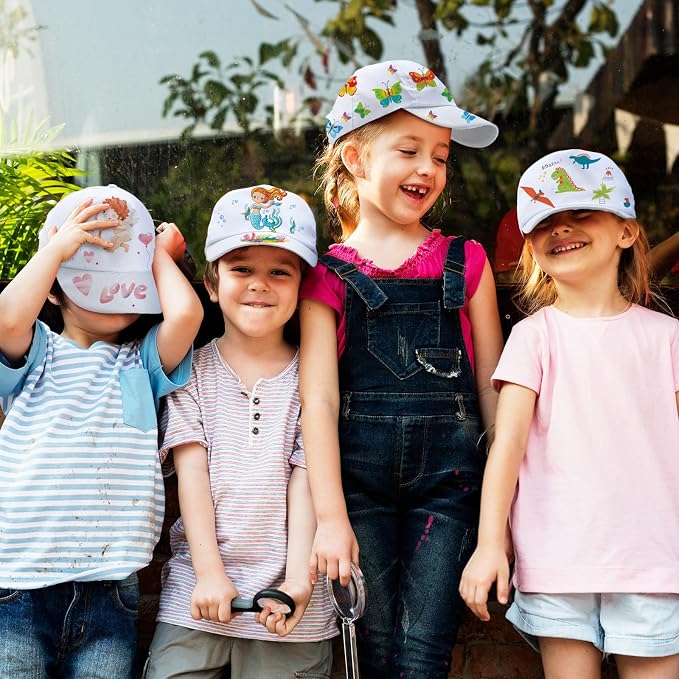 DIY White Baseball Cap for Kids Blank