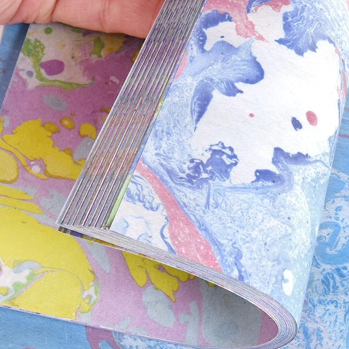 Origami Paper Kit 50 Sheets, 6x6 Inch Double Sided 20 Vivid Colored Paper | 70GSM Colorful Paper,20 Different Pattern Origami Kit,DIY Hand Crafts,Arts Creativity,Easy to Fold,No-Fading.WatercolorTextur