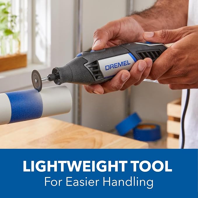 Dremel 4000-2/32 Rotary Tool Kit - Engraver, Polisher, and Sander - Ideal for Cutting, Detail Sanding, Engraving, Wood Carving, and Polishing - 2 Attachments & 32 Accessories