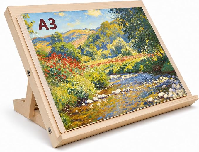 Tabletop Easel 17 X 12.6 Art Easel for Painting | Desktop Easel for Canvas Painting Sketching Display