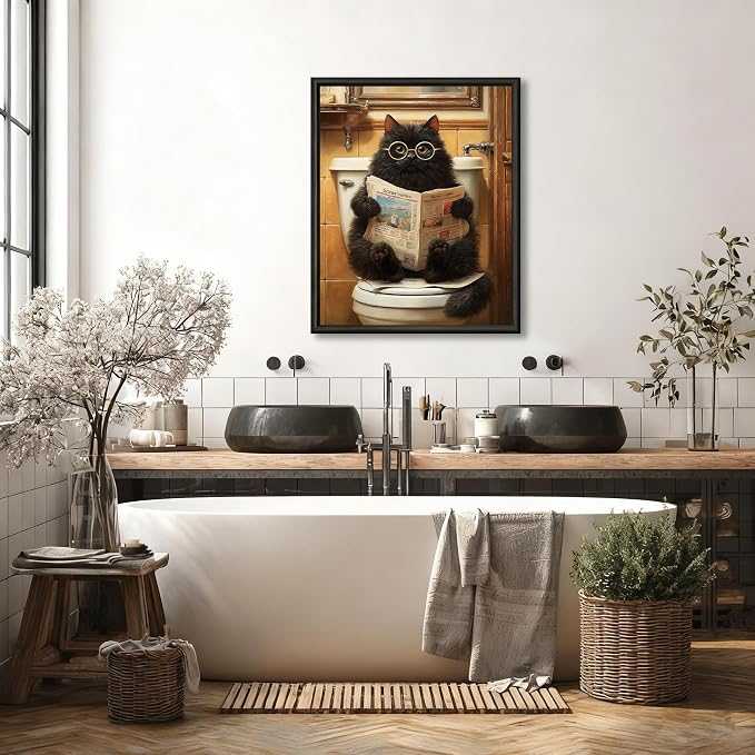 Reivworl Cat Paint by Numbers Kit for Adults Beginner 16×20 inch