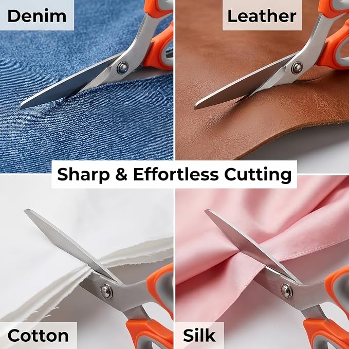 Forypretty Sewing Kit for Adults, 228 PCS Needle and Thread Kit with Tailor Scissors and Accessories, 43 XL Thread Spools, Travel Sewing Kit for Beginners, PU Leather, Gift for Mom Grandma
