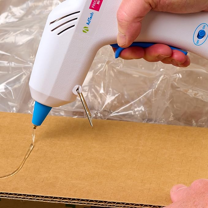 AdTech Crystal Clear Hot Glue Gun Sticks (W220-14ZIP50) – All-Purpose Glue Sticks for Crafting, Scrapbooking & More. 50 Pieces. Length: 4” Diameter: .44”. (Pack of 2)