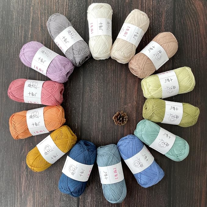 Linen Rayon Lyocell Blend Yarn, Superfine Fingering Weight (1), 150g/5.29oz (3 Strands, 50g/230yds per Strand)- 04 Phantom Gray