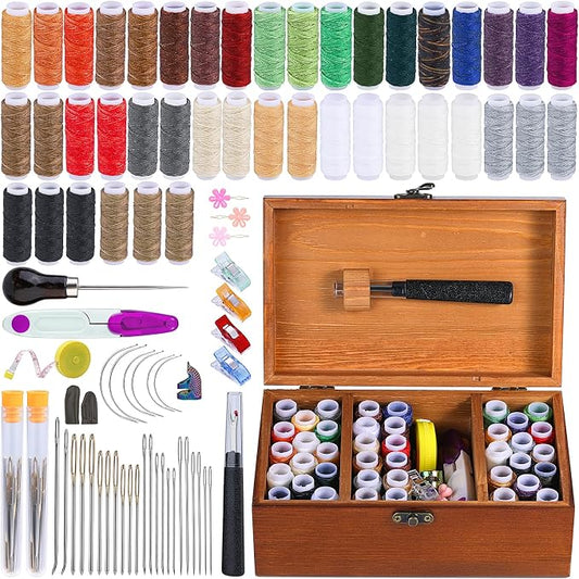 BUTUZE Sewing Kit, Leather Sewing Kit, Upholstery Repair Kit