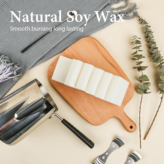 SAEUYVBCandle Making Kit,Candle Making Kit with Wax Melter, Complete Candle Making Kit for Adults Beginners, Candle Making Supplies, DIY Arts & Crafts Kits Perfect as Home Decorations