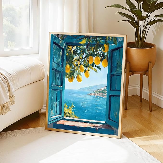 Amaieuin 2 Pack Lemon Landscape Diamond Art for Adults Beginners 12x16in