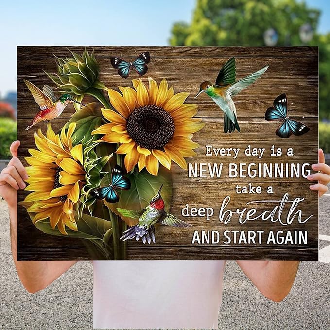 Sunflower Diamond Painting Kits for Adults - Art Beginner, 5D DIY Full Drill Dots Paintings with Diamonds Gem and Crafts Home Wall Decor 11.8x15.7inch