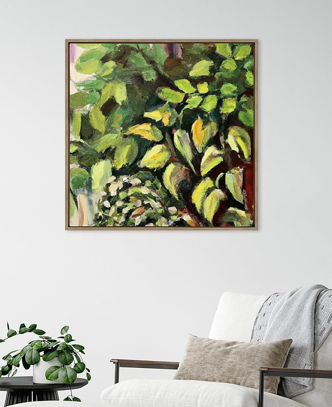 Kate and Laurel Sylvie Blank Framed Canvas Wall Art, 30x30 Gold, Modern Empty Canvas for Paint-Your-Own Art, Premium Canvas Already Framed