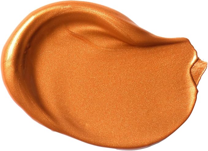 Liquitex BASICS Acrylic Paint, 4-oz Tube, Metallic Burnt Orange | Medium Viscosity, Satin Finish, Lightfast, Fine Art Pigments, Range of Opacities, Easy Blending
