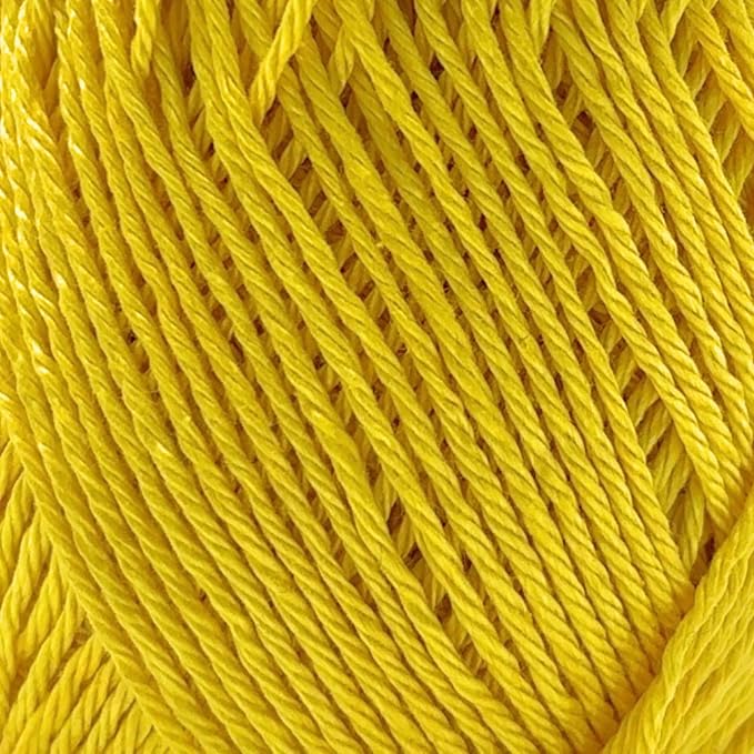 S Sensy Calinia-Mercerized Giza Cotton #2 Fine Yarn 10 Pack Yellow 131yds