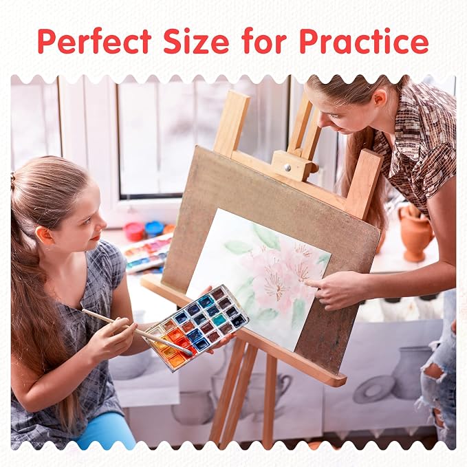 FIXSMITH Canvas Boards for Painting 11x14 Inch, Super Value 4 Pack Paint Canvases, White Blank Canvas Panels, 100% Cotton Primed, Painting Art Supplies