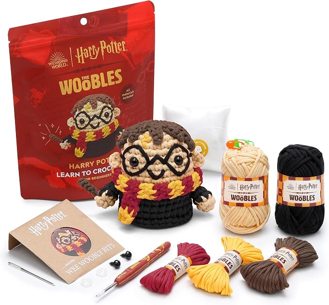 The Woobles Harry Potter Crochet Kit for Beginners