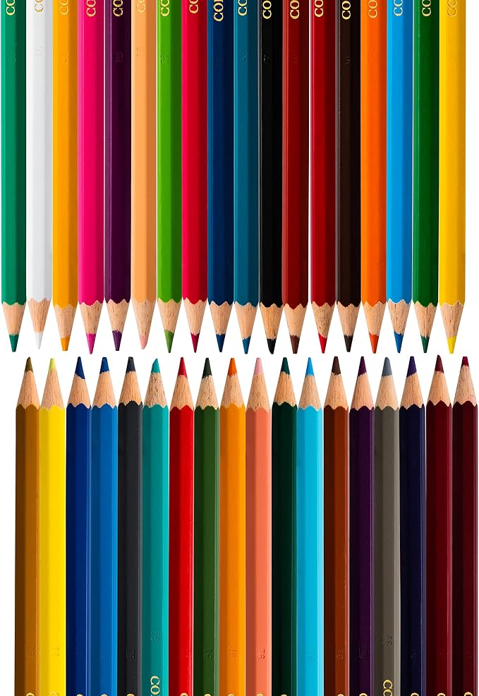 Pentel Arts Color Pencils - Assorted Colors, 36-Pack (CB8-36)