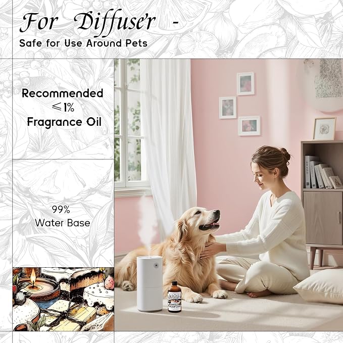 HIQILI Vanilla Cream Cake Fragrance Oil for Soap Making, Add to Dryer Balls