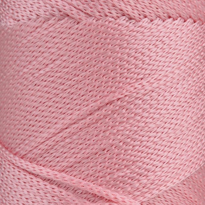 S Sensy 2mm - Premium Polypropylene Macrame Cord, 10 Skein Pink, 252 Yards