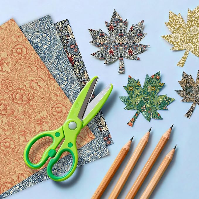 Classical Floral Scrapbook Paper 12x12 - 24 Sheets Double Sided Pattern Decorative Craft Paper for Scrapbooking Planner Bullet Junk Journal Supplies Mixed Media Collage Card Making ﻿