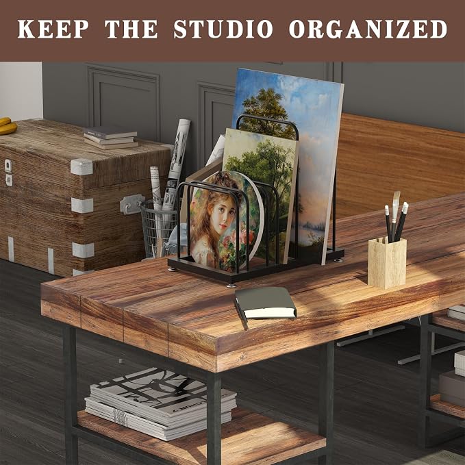 Art Storage Rack,Countertop Art Rack
