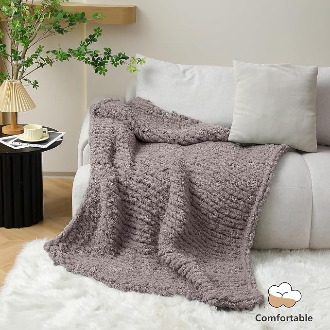 Cozyful Chunky Yarn for Hand Knitting - #10 Chunky Chenille Yarn, Jumbo Big Thick Chunky Yarns for Crocheting, Super Bulky Chunky Knit Blanket Yarns, 8 Skein (22 yds 8 oz Each Skein), Sand